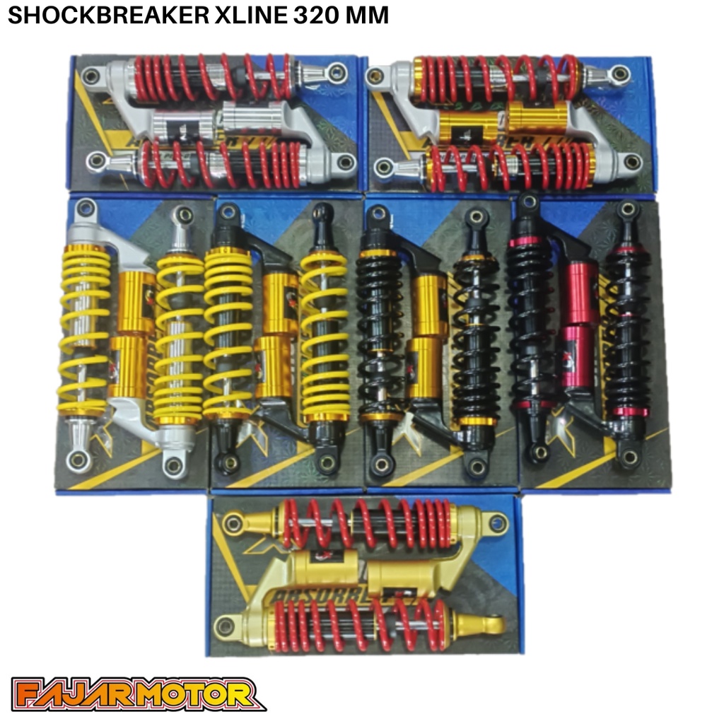 XLINE 508 SHOCKBREAKER BELAKANG TABUNG ATAS 280 MM 320 MM 340 MM