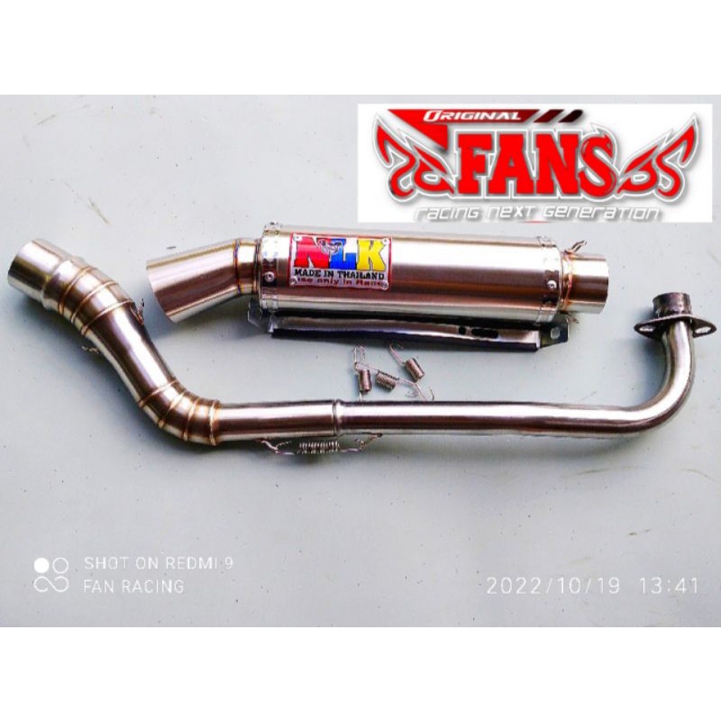 Knalpot NLK RACING Wave110 Wave125 Kriss100 Kriss125 Kriss110bSrl110 Srl115fi Lagenda Smash Dash110 