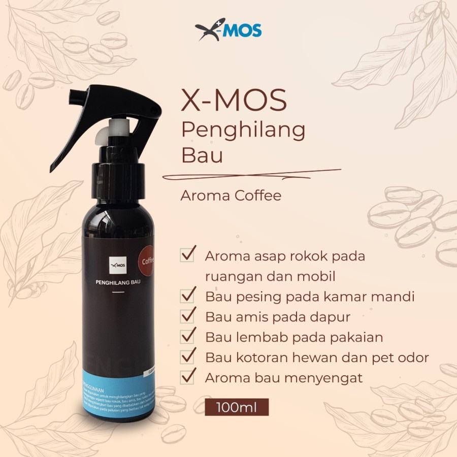 Cairan X-MOS Penghilang Bau Spray 100ml