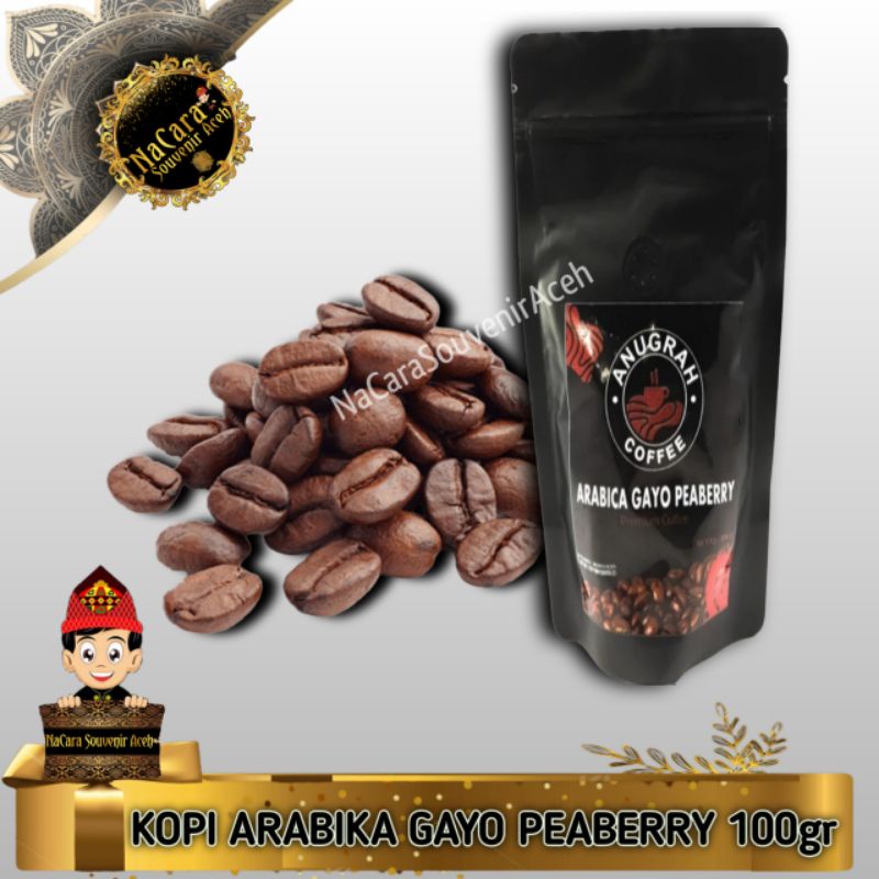 

KOPI ARABIKA PEABERRY 100gr || KOPI GAYO by Anugrah