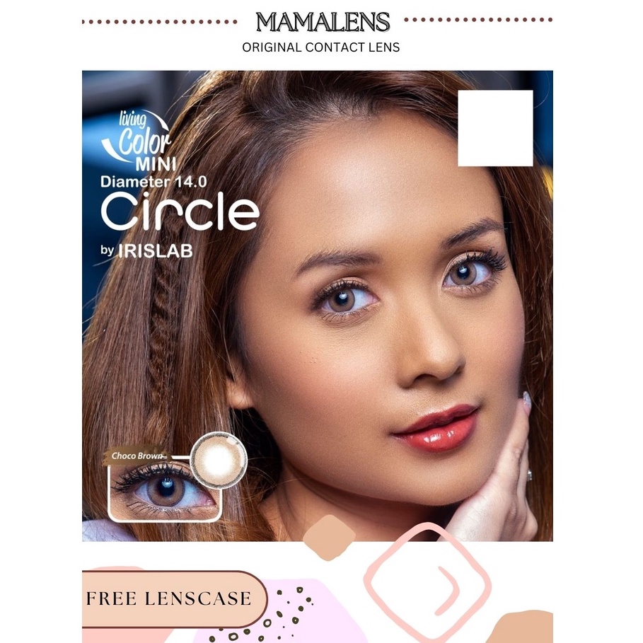 Softlens Mini Circle Minus -3.25 sd -6.00 Free Lenscase -MAMALENS