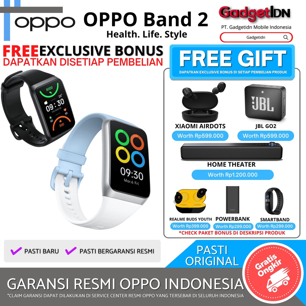 OPPO BAND 2 GARANSI RESMI OPPO