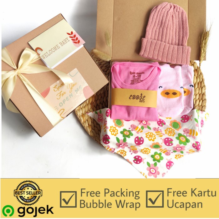 

[COD] Hampers Baby Boy Kado Bayi Laki Laki Premium - Baby Girl Pink