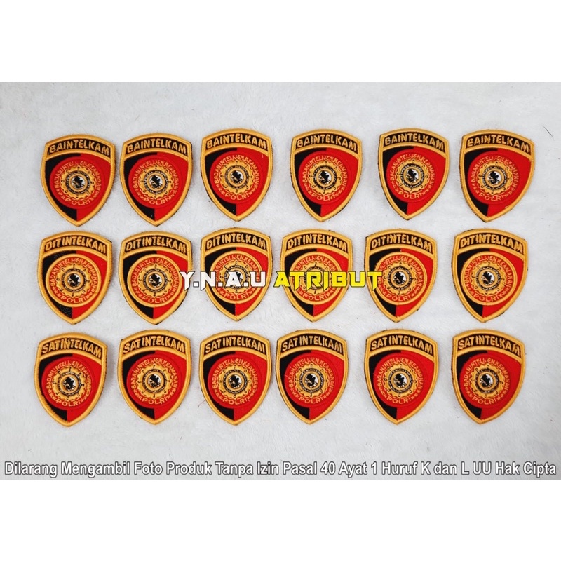 ATRIBUT PDL POLRI/BETLENGAN PDL BAINTELKAM POLRI