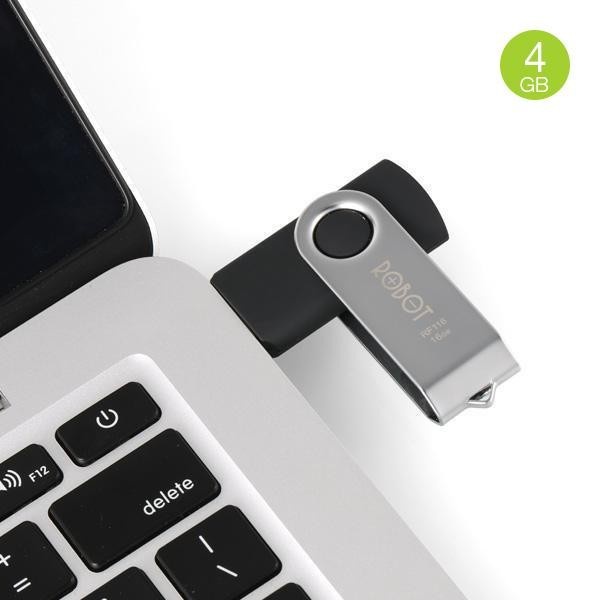 ROBOT Flashdisk RF-104 Flash Disk 4GB With Package Original RF104 Penyimpan Data RF 104