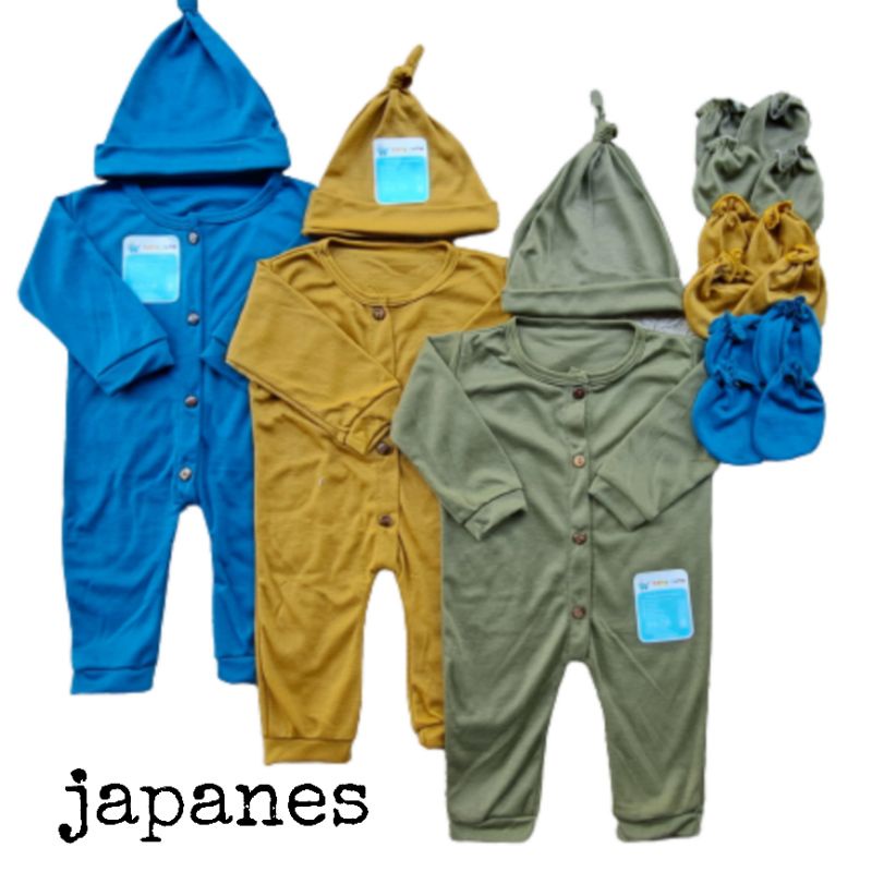 Jumper Set Topi dan Sarung Tangan Kaki baru lahir SNI Promo 8.8