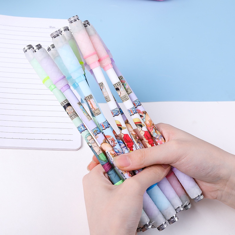 COD ❤️ Pen Puter Spinner Toys/ Spinning Pen/ Pulpen Putar Spinner/ Bolpoin Anti Slip Untuk Anak / Dewasa Anti Stress Rotating Pen Impor Harga Rendah-Bellamy's-LED💡 5-C