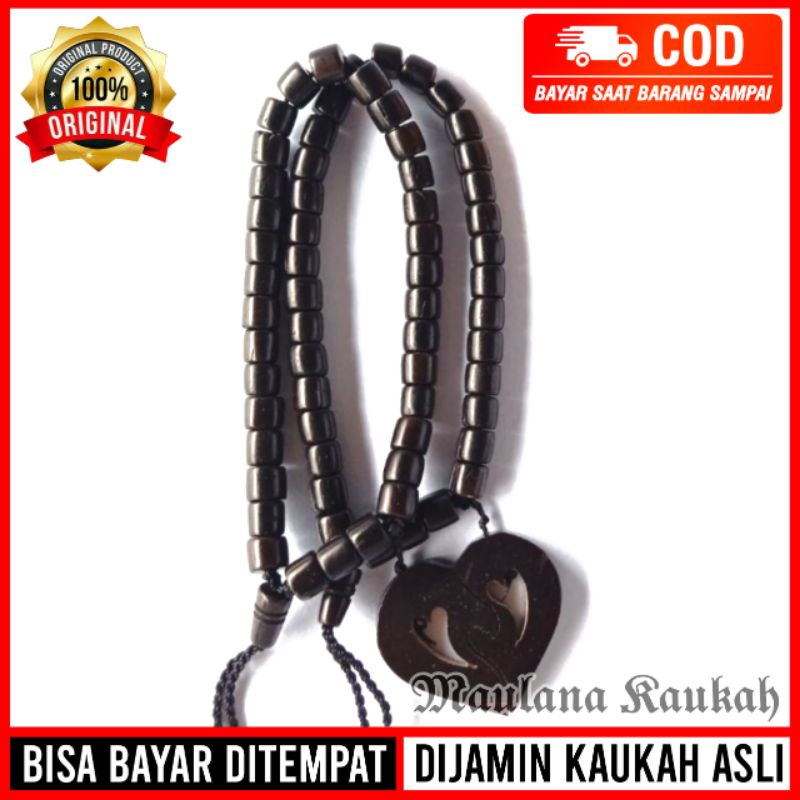 Gelang Kokka Kaukah Kaokah Couple Love Pasangan Motif Marjan Warna Hitam Murah