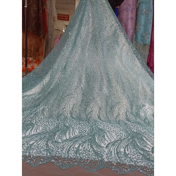 KAIN TILLE SUGAR CANDY / BAHAN TILLE CANDY CRUSH MOTIF SALUR GERIMIS