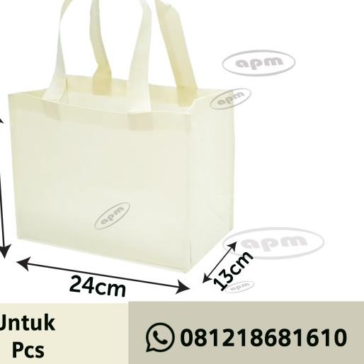 

Tas Spunbond Jahit Kue Brownies Ukuran 24cm x 13cm x20cm - Hijau