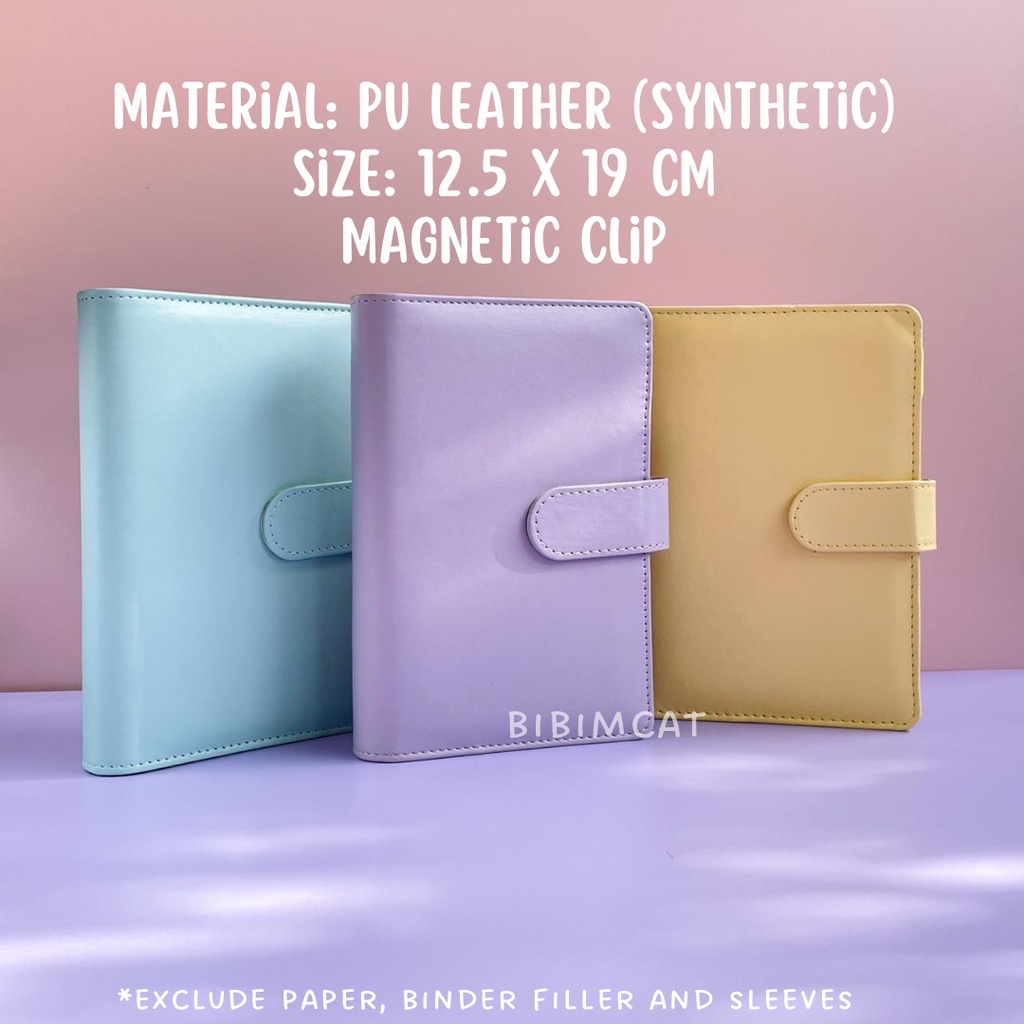 

IK6 (A6 Size) Binder PU Leather Kulit / Journal NotKulit