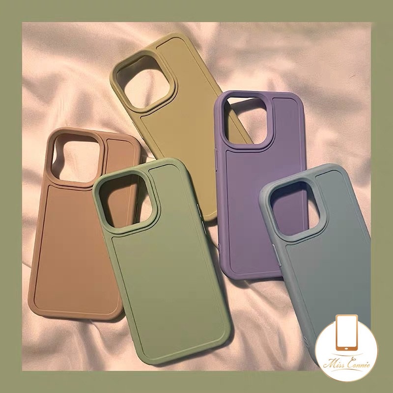 Soft Case Matte Warna Permen Macaron Untuk iPhone 11 XR 7Plus 8Plus 12 13 14 Pro Max X XS Max 7 8 Plus 11 Pro Max