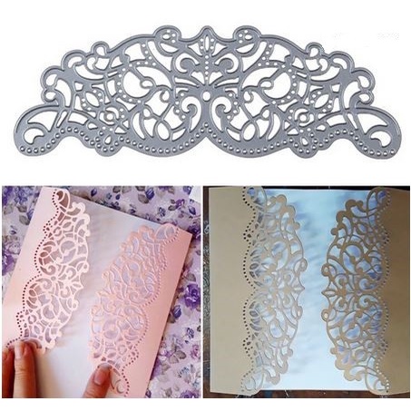

Mantap Cutting Dies - Lace Card Cover 150X53Mm Bagus