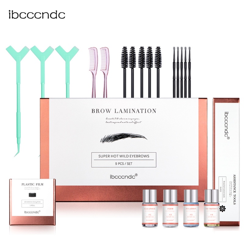 [Asli] Ibcccndc Set Perm Alis Baru Membentuk Alis Dengan Cepat Membentuk Set Perm Alis IBCCCNDC BROW LAMINATION KIT EYEBROW ALIS 1 SET