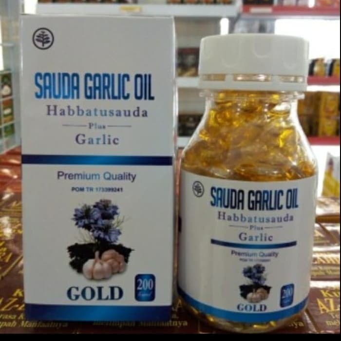 

✅ ß6Þ HABBA GARLIC OIL GOLD ISI 200/KAPSUL Sauda Garlic Oil isi 200 PREMIUM «