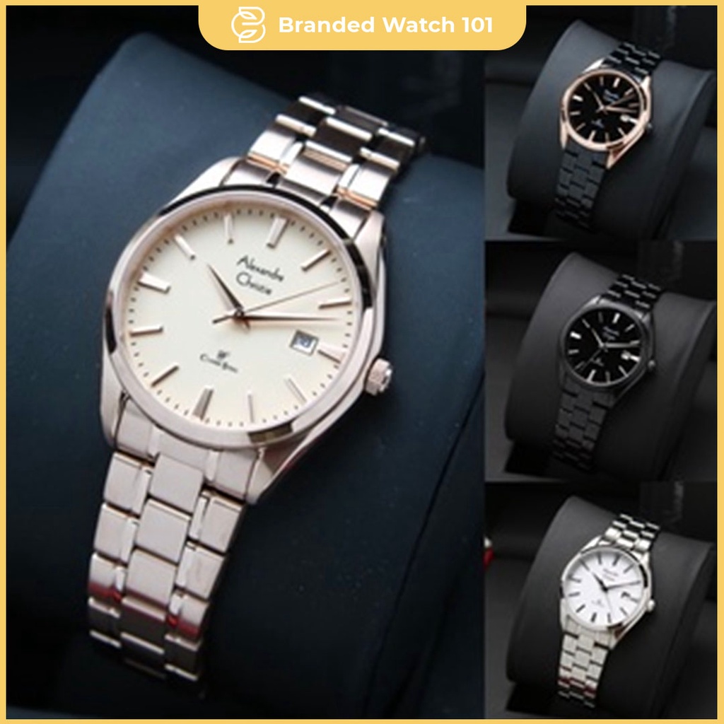 ORIGINAL Jam Tangan Wanita Alexandre Christie AC 8515 / AC8515 / 8515 Garansi Resmi 1 Tahun, Stainless