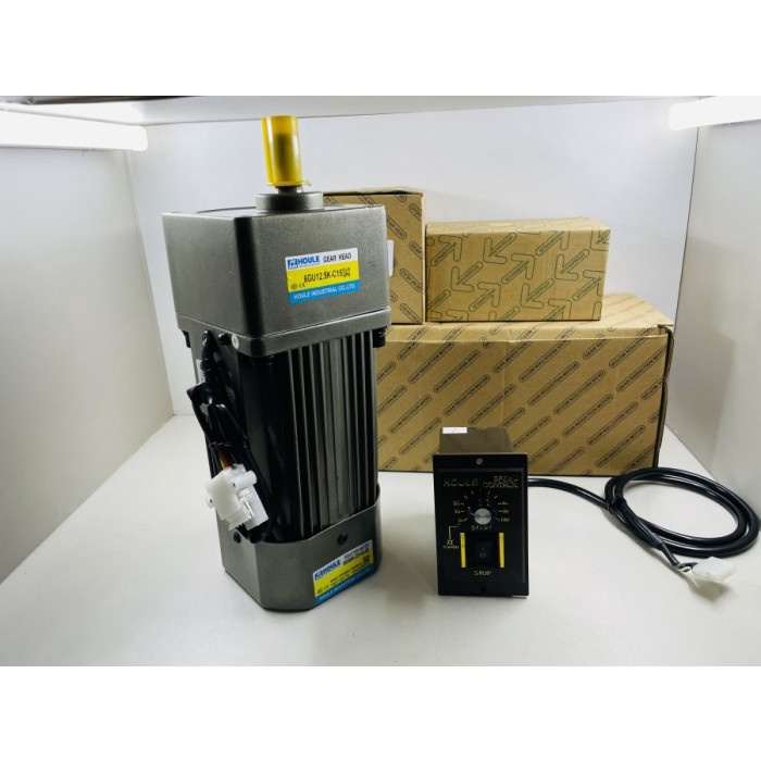 Motor Listrik Speed Control Motor Gearbox 300W 220V 1 Phase - Gear Head Controller