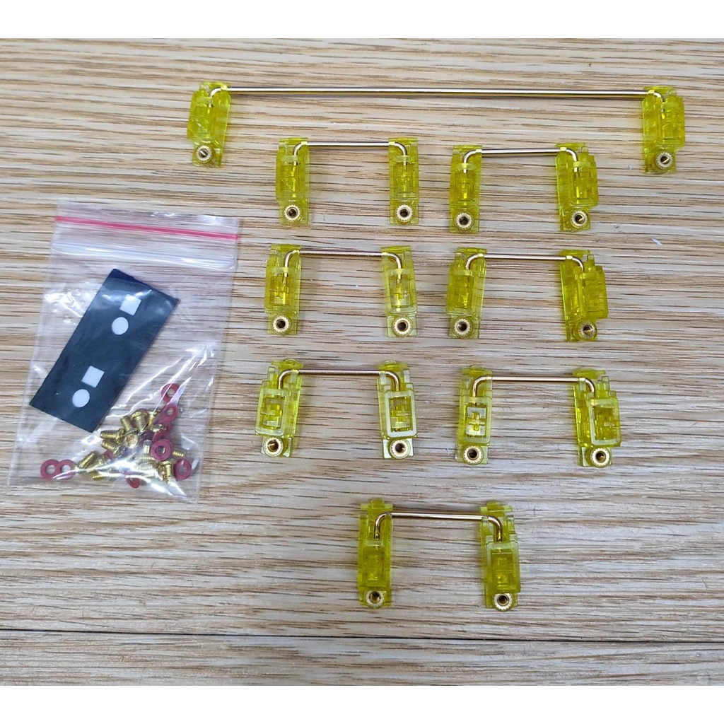 UNIQUE Transparent PCB Screw-In FullSize kit ( 6.25u )