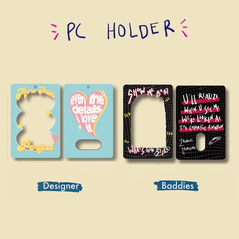 NCT 127 2BADDIES ACRYLIC PHOTOCARD HOLDER