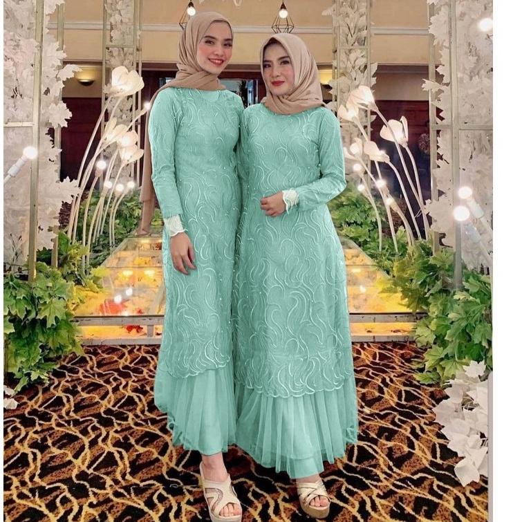 VE.22Oc22r ‣ ANDINE/ GAMIS PESTA/ SERAGAM PERNIKAHAN/ SERAGAM KELUARGA/ DRESS KONDANGAN/ SERAGAM BRI