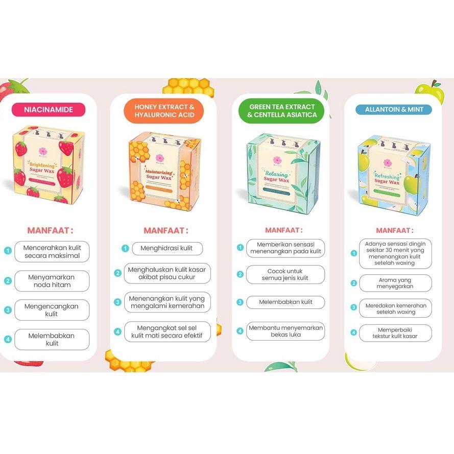 COD MIRAEL X CHATIME Limited Edition Brown Sugar Milk Tea Sugar Waxing Kit / Mirael Sugar Wax - Waxi