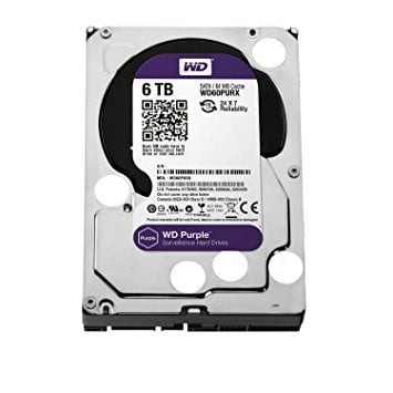 WD Caviar Purple 6TB 3.5 HDD Harddisk Internal CCTV Sata Resmi