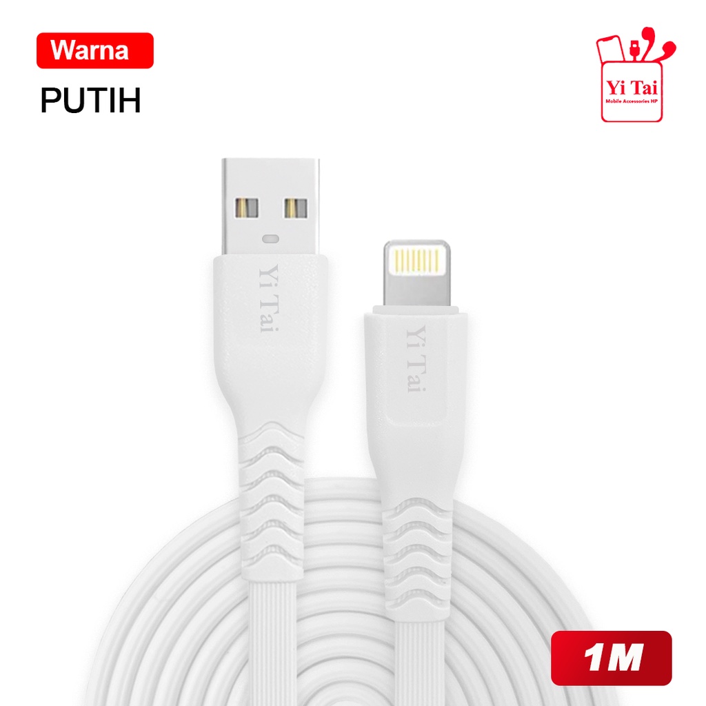 KABEL DATA FOR LIGHTNING FAST CHARGING YI TAI YTL-100 - DATA CABLE LIGHTNING