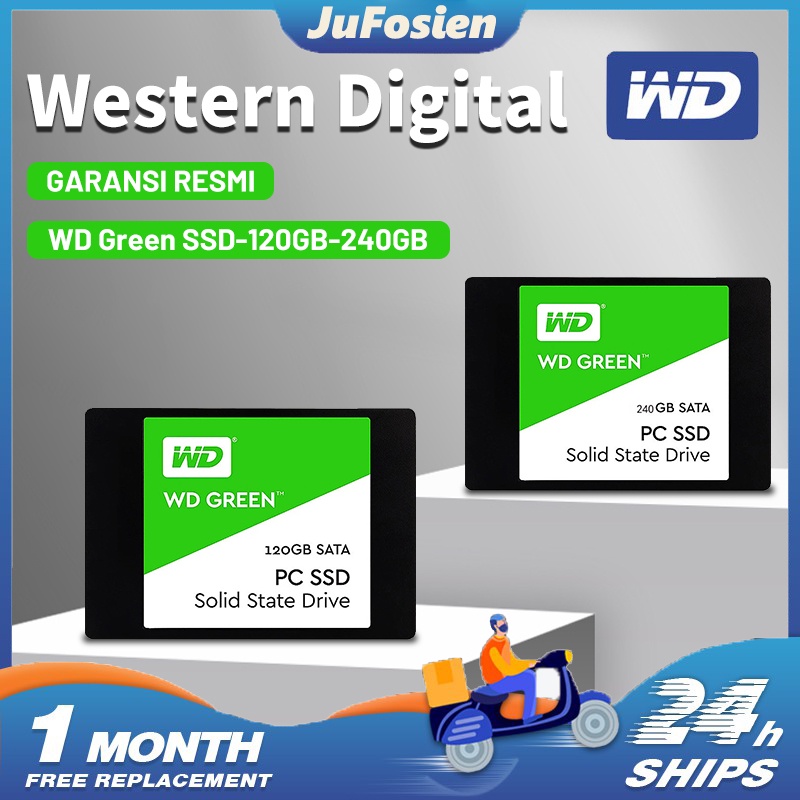 Wd Green Drive ssd sata3 40gb / 120gb 2.5 &quot;Untuk Laptop / Komputer Desktop