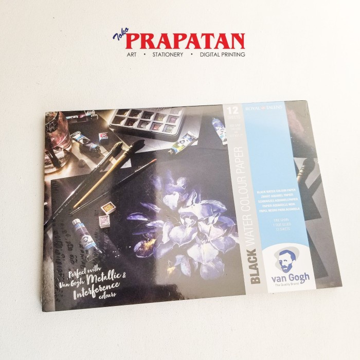 

Van Gogh Black Watercolor Paper 12 Sheets RTO27