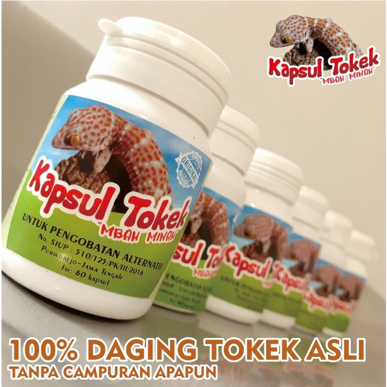 

❄️List New☄️ Herbal Kapsul Tokek ASLI Mbah Minah / Herbal untuk Gatal / Asma dll / KAPSUL HERBAL TOKEK MBAH MINAH ASLI 100% Isi 15 , 30 , 60 kapsul termurah