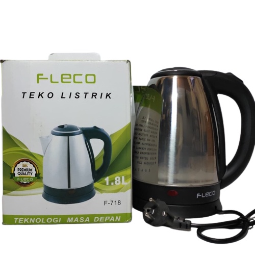 Teko Listrik Stainless Fleco - Ketel Pemanas Air Elektrik