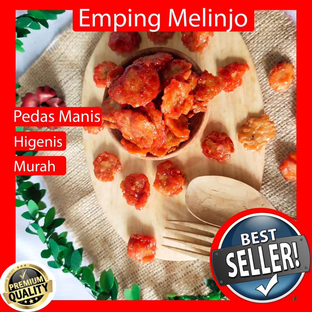 

Emping kerupuk biji melinjo belinjo kerupuk renyah keripik goreng snack makanan ringan kripik snack cemilan murah bergizi enak rasa pedas manis balado gurih asin asli