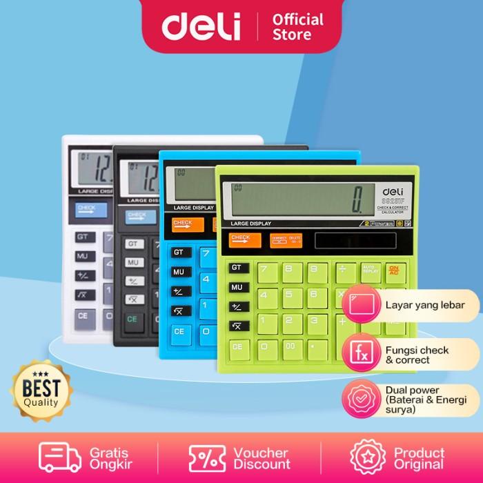 

Calculator Deli - W39231N / Kalkulator Hitung 12 Digit / Peralatan Kantor Murah