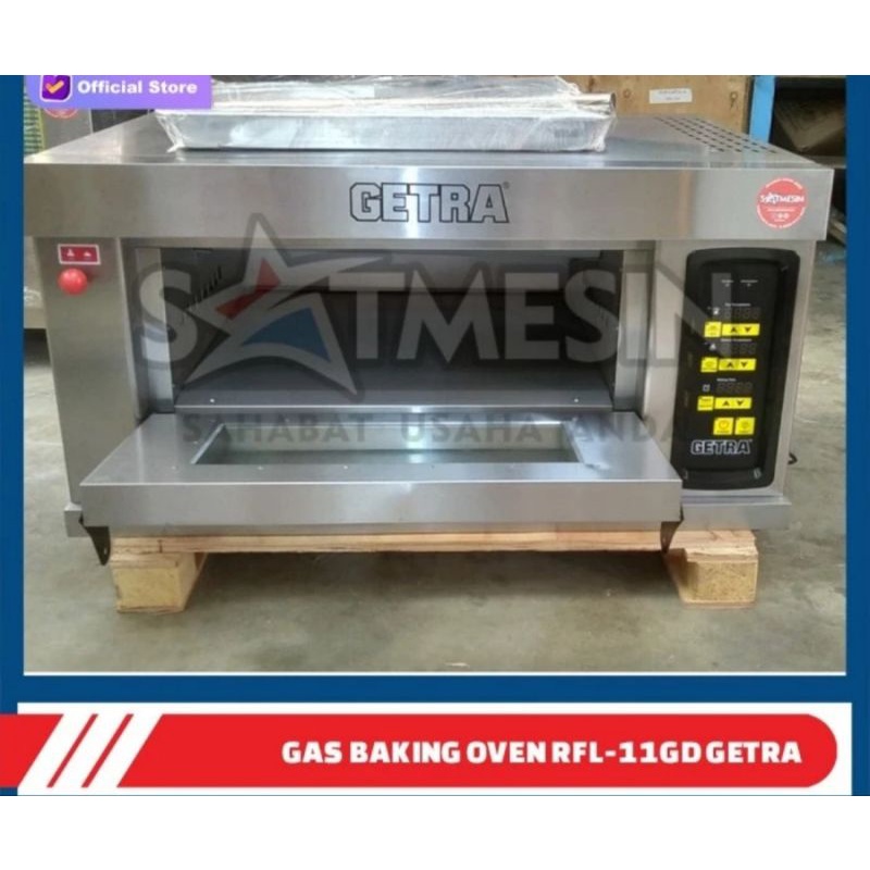 gas baking oven digital RFL-11GD getra mesin pemanggang gas roti, kue rfl-11gd
