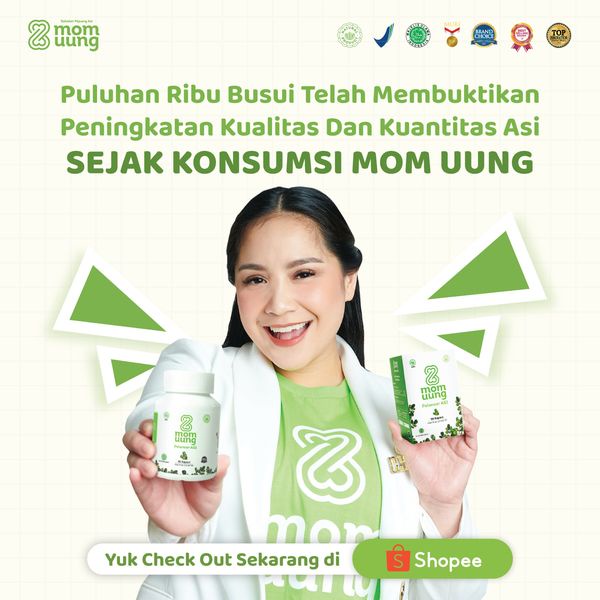 MOM UUNG 60 Kapsul Herbal Grosir Kelorcap Momuung ASI Booster Pelancar ASI