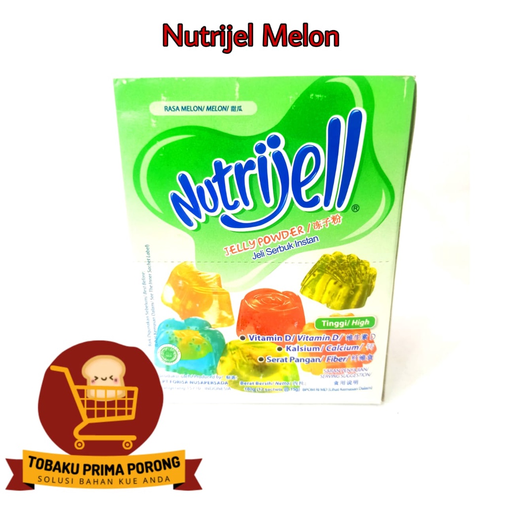 

NUTRIJELL JELLY POWDER - MELON 1 PAK ISI 12 SACHET