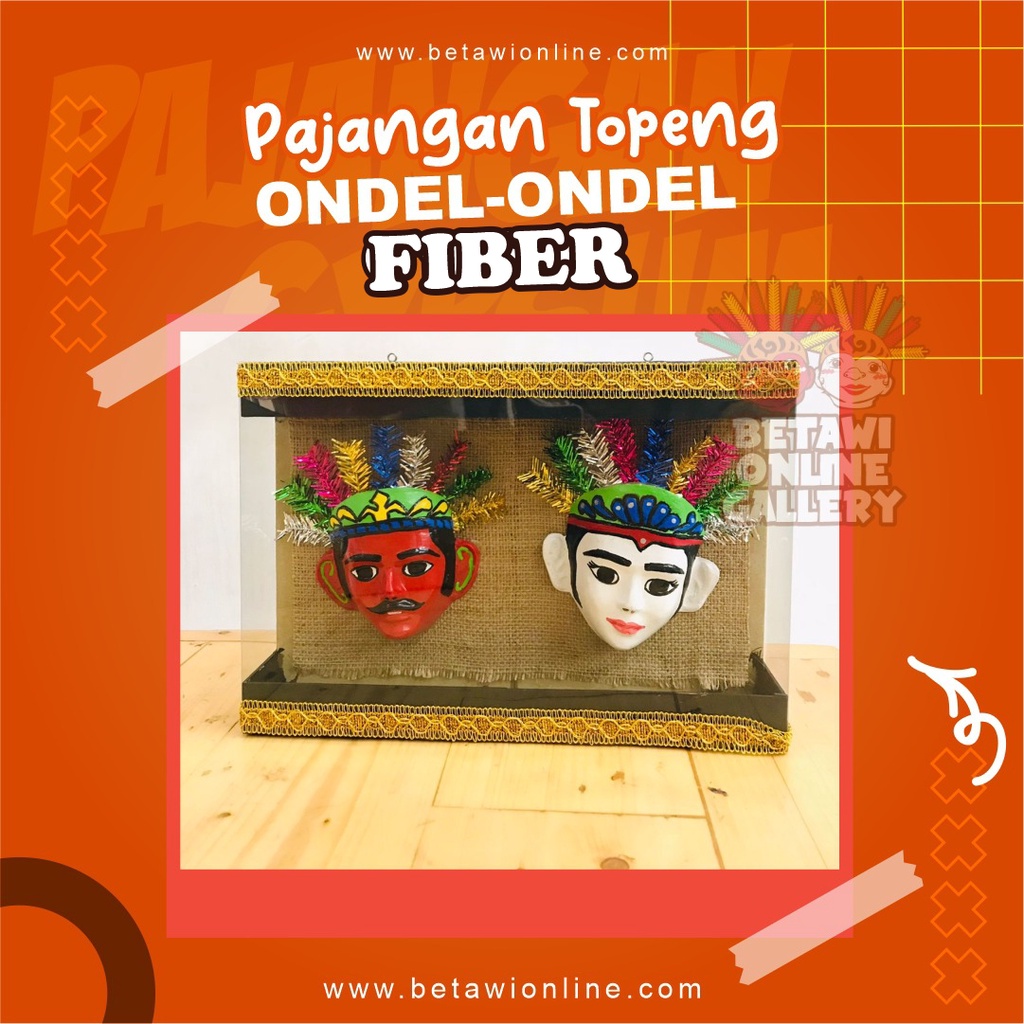 Pajangan Topeng Ondel - Ondel