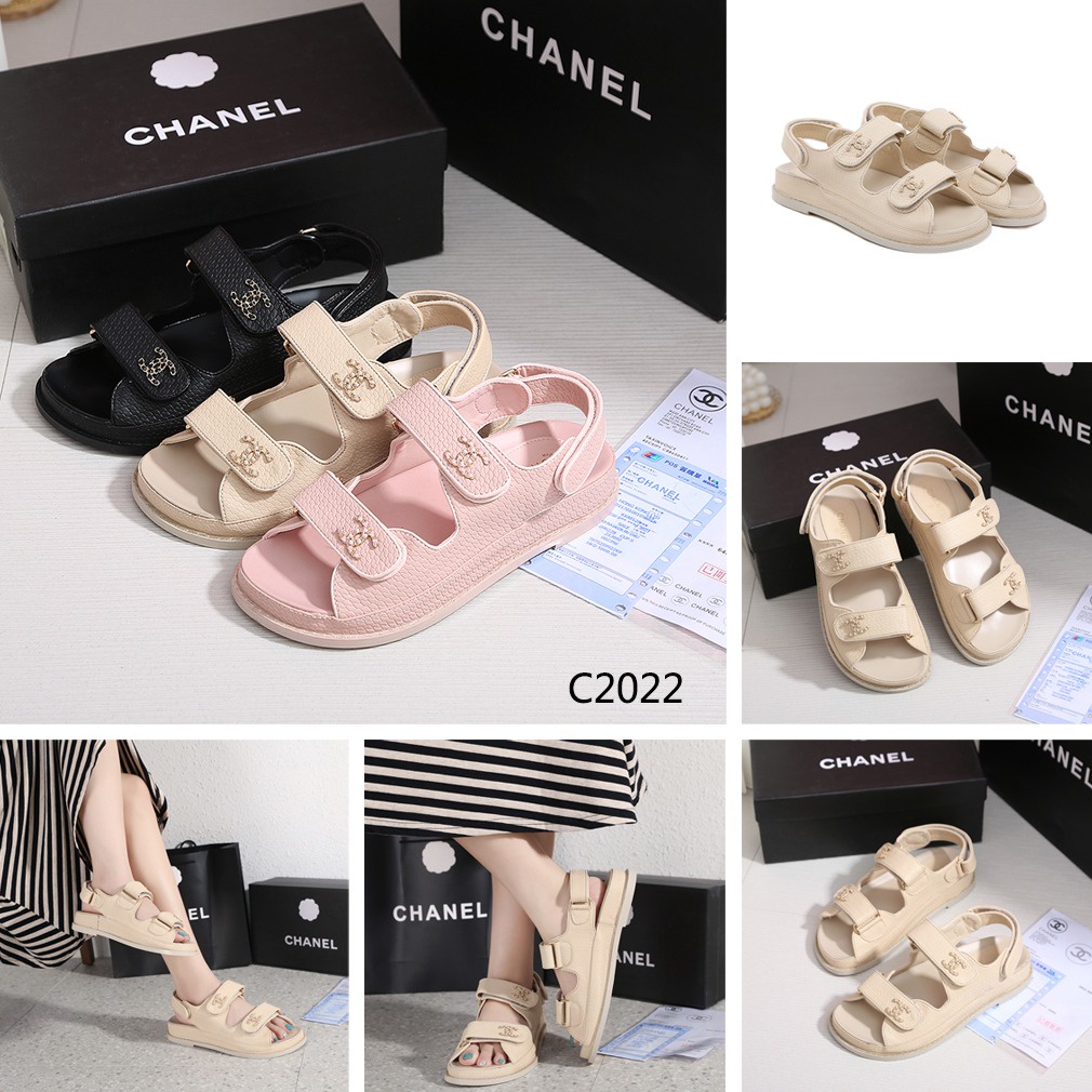 CH Leather Strappy Sandals #C2022