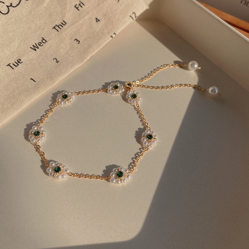 Gelang Tangan Alloy Wanita Desain Kupukupubintang Hias Opalberlian Imitasi