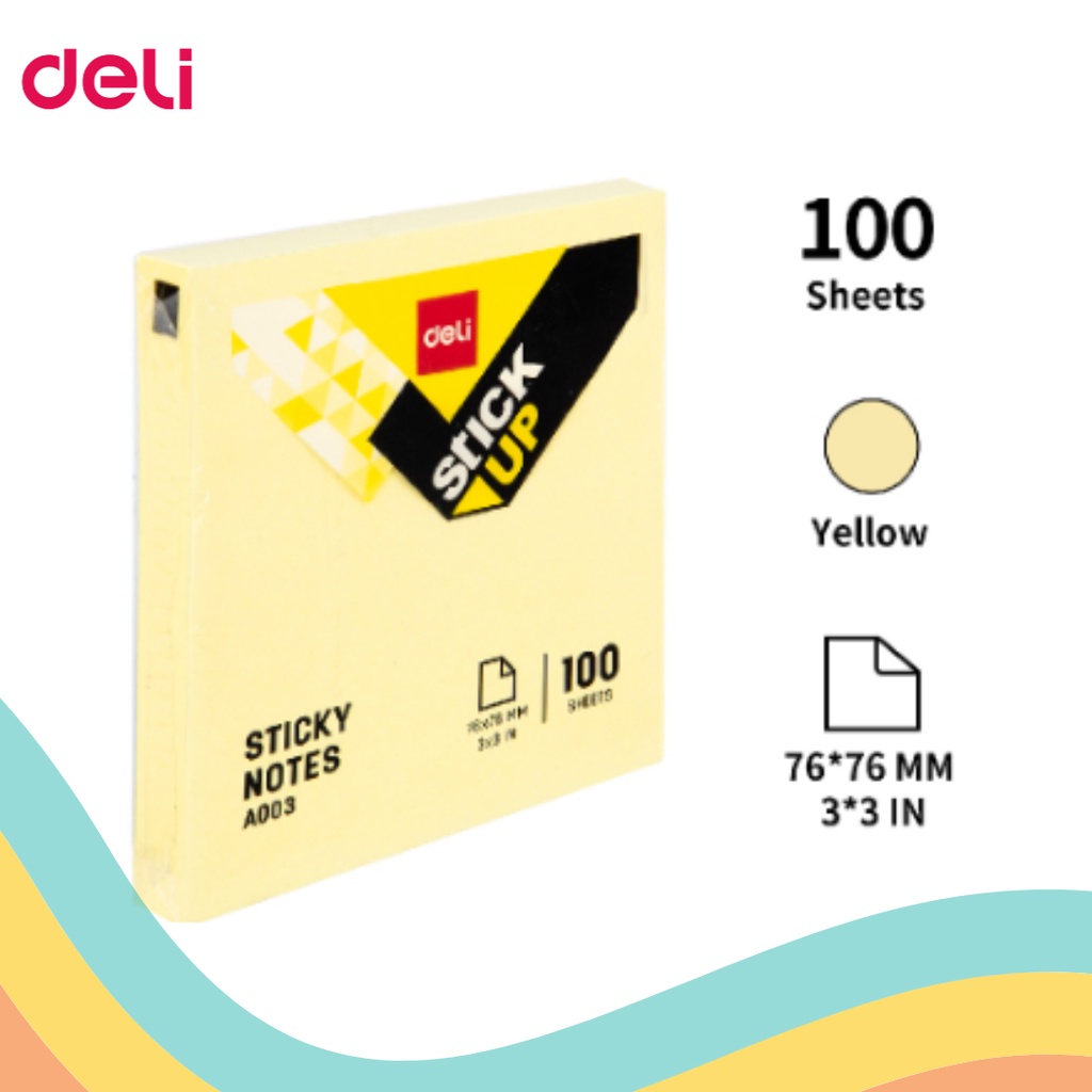 

STICK NOTE DELI EA-00353 YELLOW (1 PCS)