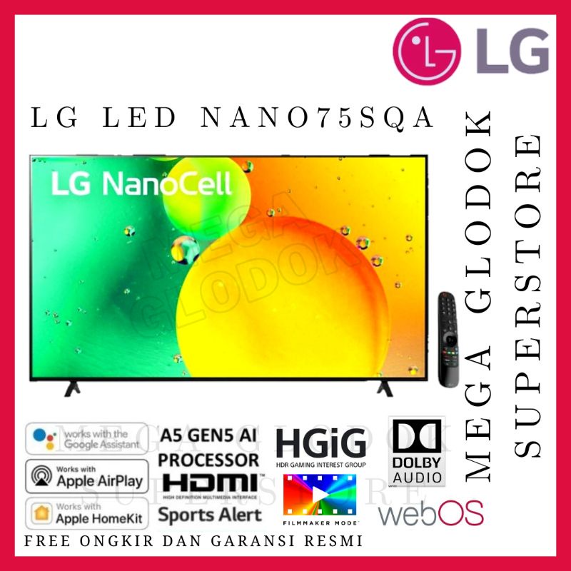 LG NANOCELL 70NANO75SQA UHD 4K SMART TV 70 INC 70NANO75