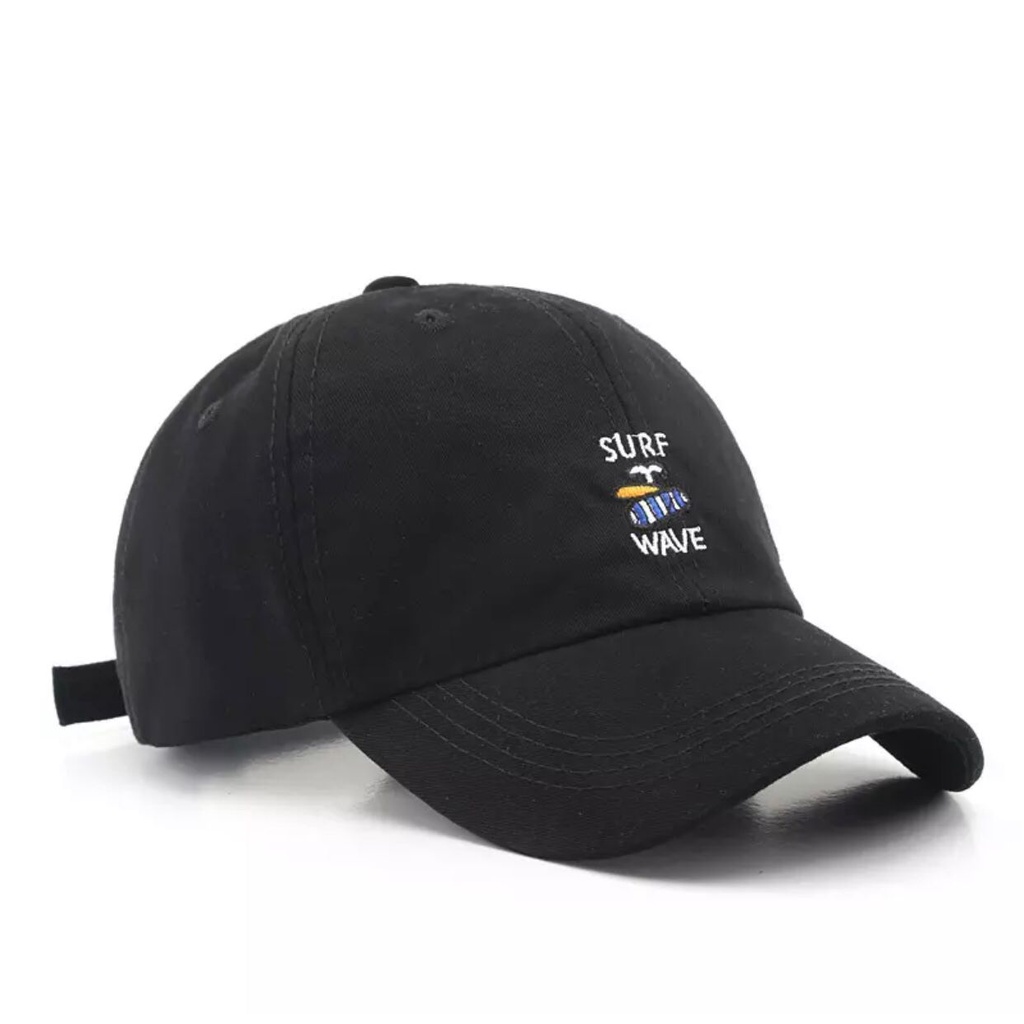 Promo Topi Baseball Personalizer Bordir Lebah Surf Wave Premium Quality / Topi Distro Pria Wanita Personalizer Bordir Lebah Termurah