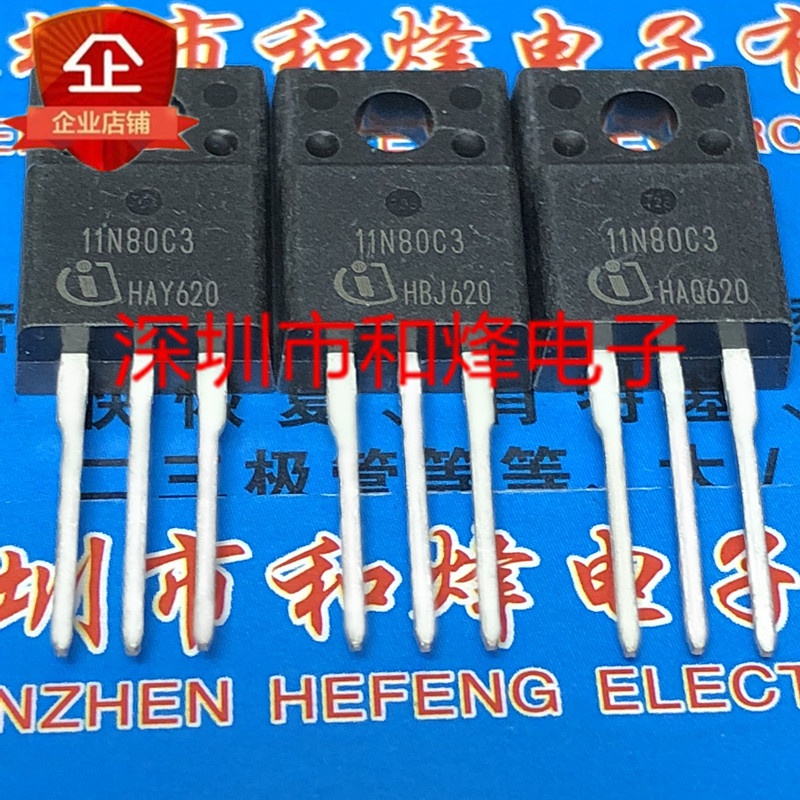 6pcs/lot 11N80C3 SPA11N80C3 TO-220F 800V 11A In Stock 新Pjg