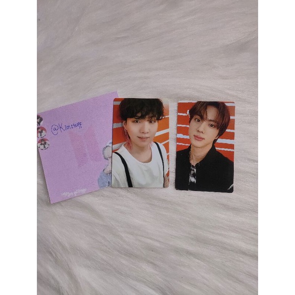 PC / PHOTOCARD POB JP BUTTER SUGA BTS OFFICIAL