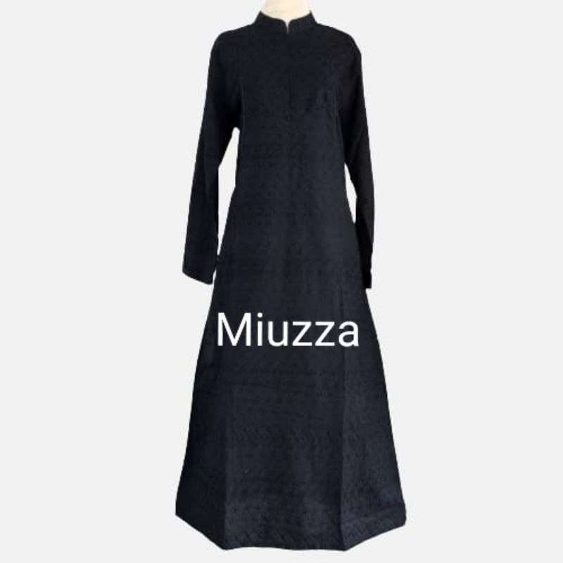 Gamis GK hitam gamis bordiran gamis haji dan umroh perlengkapan haji dan umroh