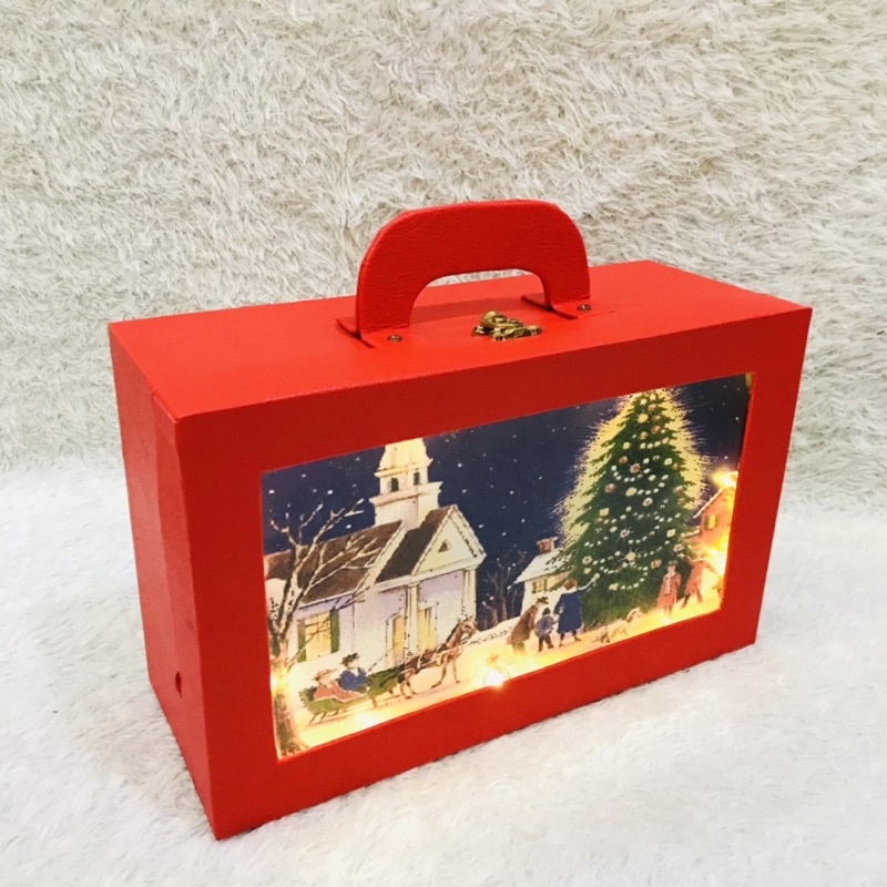 

Koper 3d LED / box natal / hampers natal