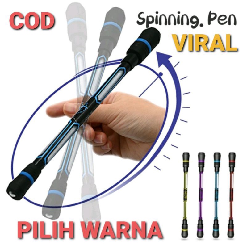 SPINNING PEN / PEN PUTAR / PEN AJAIB / PEN ANTI STRESS / PEN BALANCE BISA PILIH WARNA