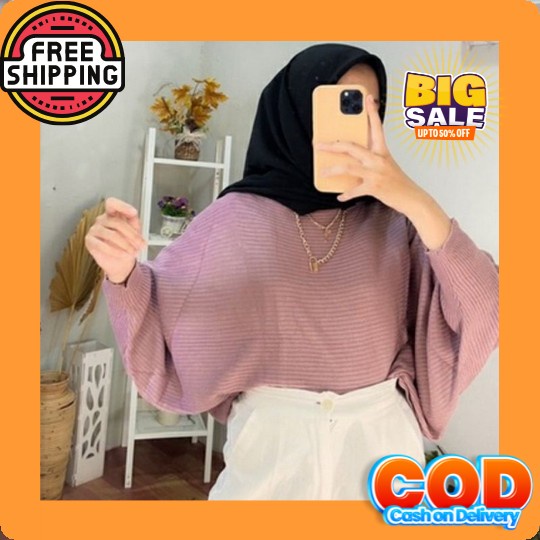 Kinoqimi Crop Knit Cardigan Rajut Wanita Stripe Gaya Korea Outer Rajut Sweater Gardigan Crop Top Car