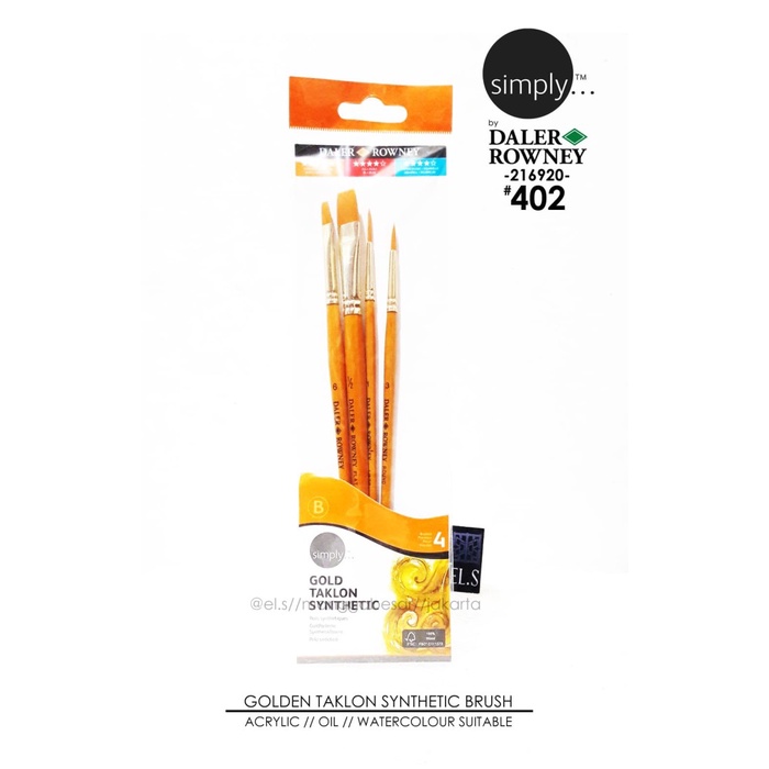 

Limited Daler Rowney Simply Brush Set 402 Diskon