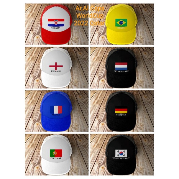 Topi Bendera Piala Dunia Qatar 2022 Topi World Cup Qatar 2022